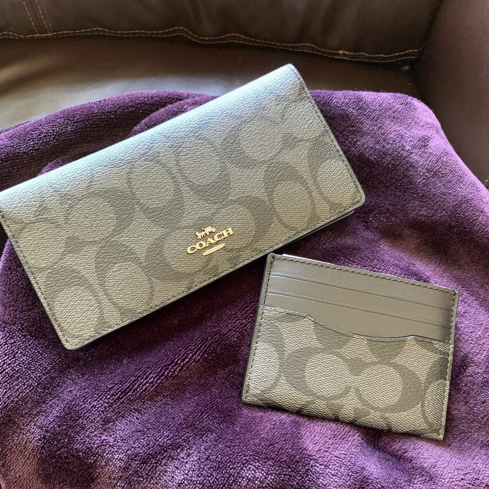 Coach wallet & Coach ID card case wallet